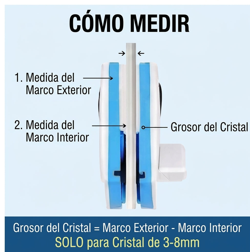 Limpiador magnético de vidrios y ventas