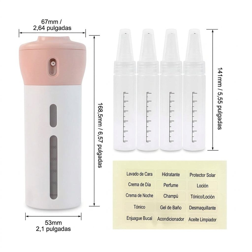 Kit Organizador 4 en 1 / Tu rutina completa en un solo giro