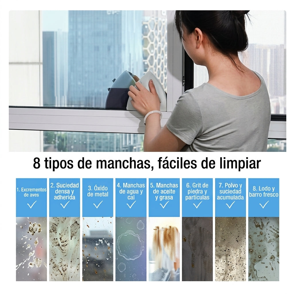 Limpiador magnético de vidrios y ventas