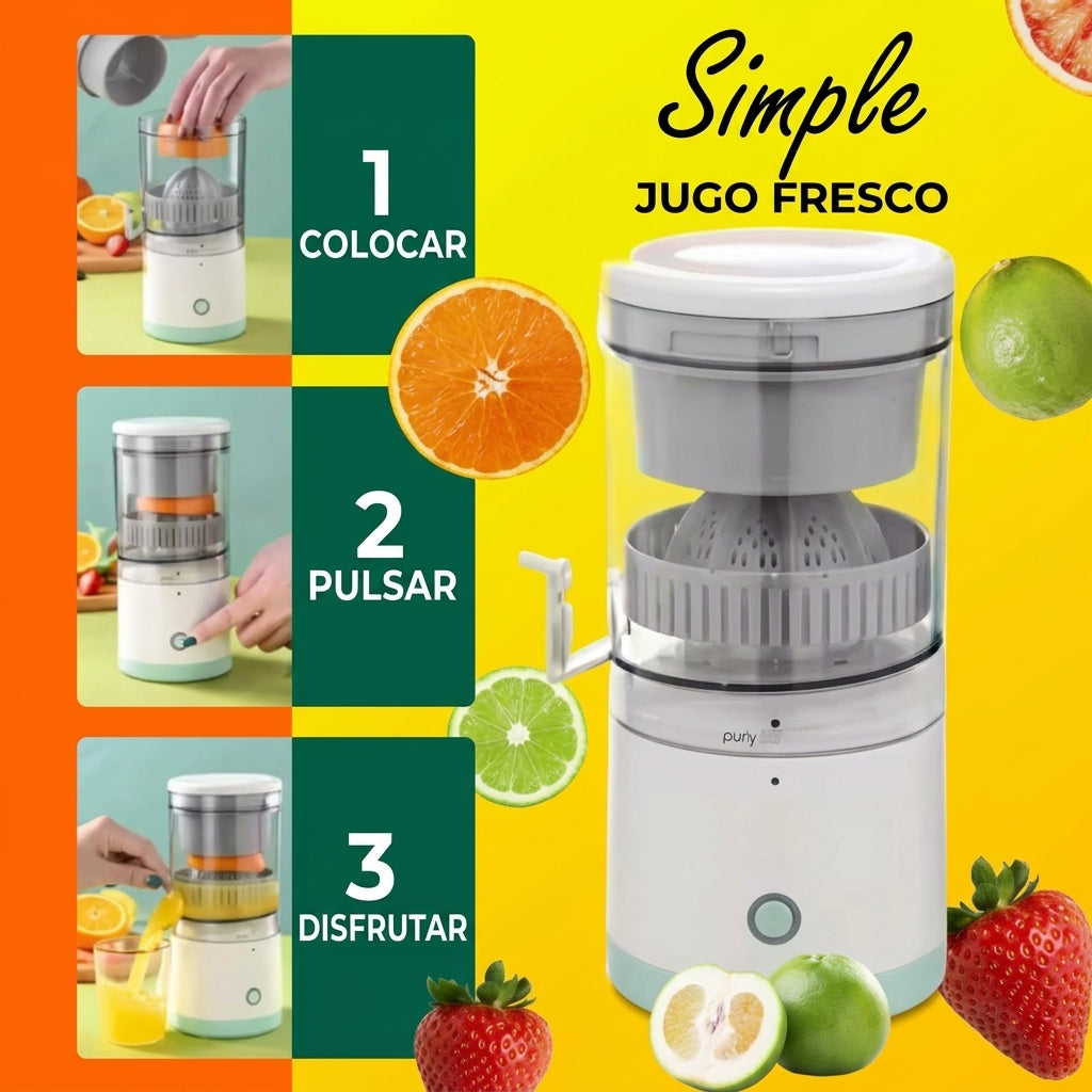 Exprimidor Eléctrico de Frutas / Jugo fresco en segundos