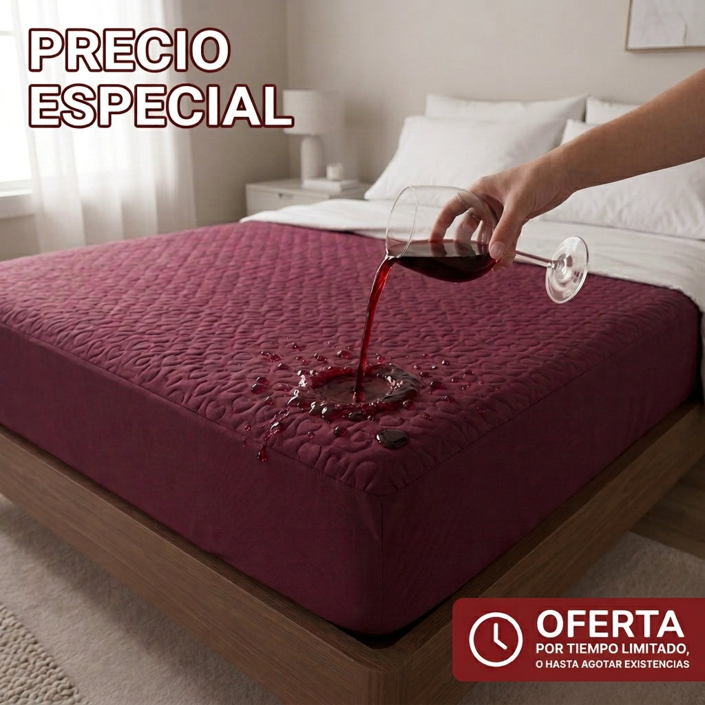 Protector de Colchón Antifluido Premium / Duerme tranquilo